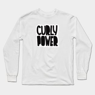 Curly power Long Sleeve T-Shirt